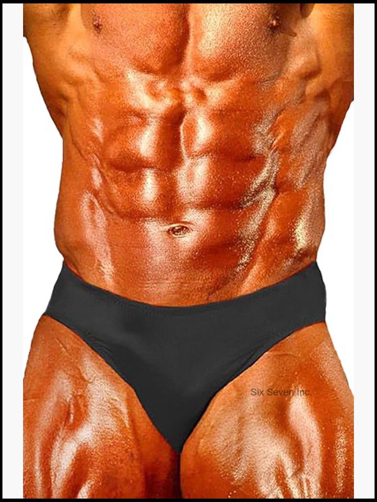 Classic Posing Trunks Swim Briefs Low Rise Sleeveless Nylon Lycra Spandex